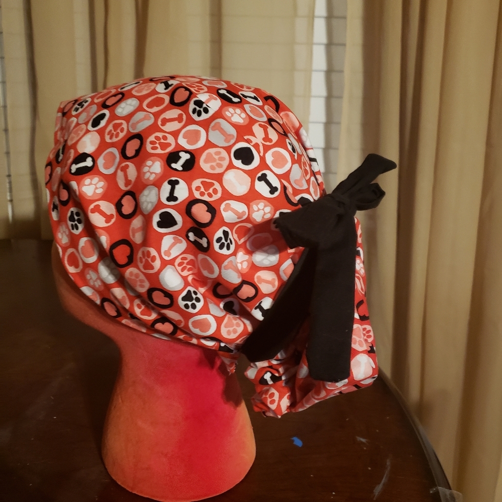 Handmade Reversible Scrub Cap - Picture 3 of 5